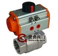 氣動二片式球閥 氣動二片式球閥